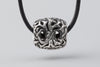 Yggdrasil Tree of Life Silver Pendant - Norse Wolves
