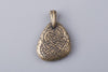 Helm of Awe Bronze Pendant - Norse Wolves