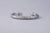Silver Bracelet with Dragon's Heads (Jellinge Style) - Norse Wolves