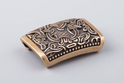 Tree of Life Yggdrasil Bronze Bead | Make Your Own Viking Bracelet - Norse Wolves