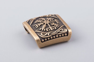 Vegvisir Bronze Bead | Make Your Own Viking Bracelet - Norse Wolves