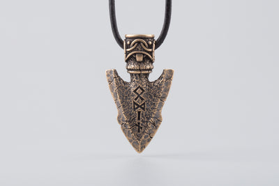 Odin's Spear Gungnir Bronze Pendant